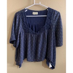 Hollister blouse large